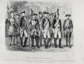 Uniformen van het Franse leger van Lodewijk XVI